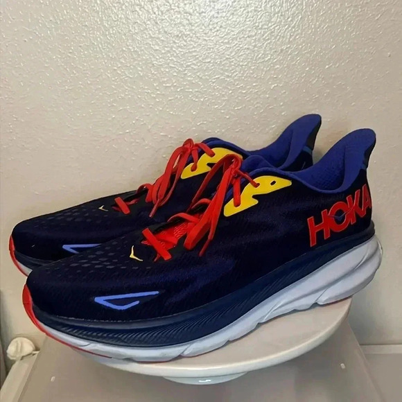 HOKA One One - Clifton 9 - Men’s 15 - Blue - Picture 2 of 16